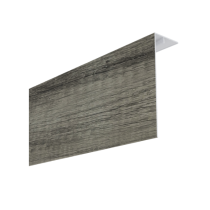 Couvercle d'angle PVC MEP Isocel Premium 150x50 Chêne Vieilli 3m