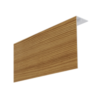 Couvercle d'angle PVC Bardage MEP Isocel Premium 150x50mm Pin Mugo 3m