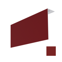 Couvercle d'angle PVC MEP Isocel Premium 150x50 Rouge Basque 3m