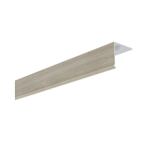 Couvercle d'angle PVC MEP Isocel Premium 50x50mm Chêne Blanchi 3m