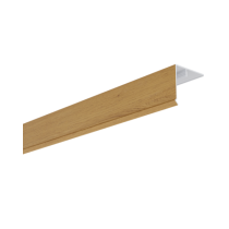 Couvercle d'angle PVC MEP Isocel Premium 50x50mm Chêne clair 3m