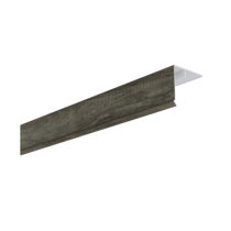 Couvercle d'angle PVC MEP Isocel Premium 50x50mm Chêne Grisé 3m