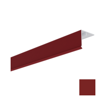 Couvercle d'angle PVC Bardage MEP Isocel Premium 50x50 Rouge Basque 3m