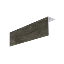 Couvercle d'angle PVC Bardage MEP Isocel Premium 90x50 Chêne Grisé 3m