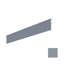 Couvercle intérieur PVC MEP Isocel Premium 50x15mm Gris Foncé 3m