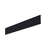 Couvercle intérieur PVC MEP Isocel Premium 50x15mm Zinc Anthra 3m