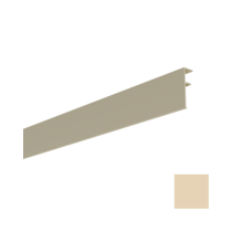 Couvercle intérieur PVC Bardage MEP Isocel 50 x 15 mm Ambre Clair, 3m
