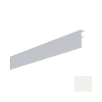 Couvercle intérieur PVC Mâle pour Bardage MEP 50 x 15 mm Blanc, 3 m