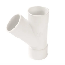 Culotte PVC à Coller NF Femelle-Femelle 45° Nicoll BJ144B Blanc, ⌀50mm