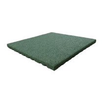 Dalle caoutchouc Hexdalle XE 50x50x2.5 cm, couleur verte, le M2