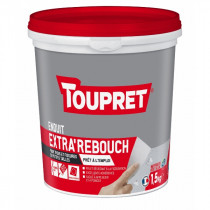 Enduit Rebouchage Pâte Toupret Extra' Rebouch Tout Support Pack 1,5 kg