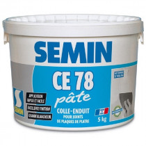 Enduit pour Joint de Plaques de Platre Semin CE 78 Pâte Seau 5kg