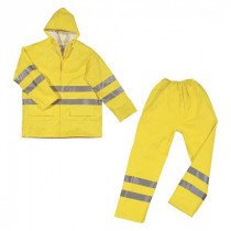 Ensemble de Pluie DeltaPlus EN208 Jaune Fluo