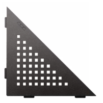 Etagère d'Angle de Douche Schlüter-Shelf-E-S1 Square 210x210mm Anthra