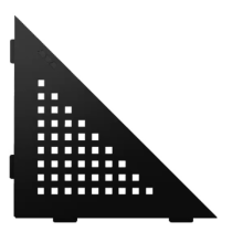 Etagère d'Angle de Douche Schlüter-Shelf-E-S1 Square 210x210 Noir mat