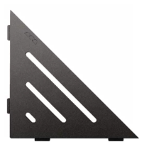 Etagère d'Angle de Douche Schlüter-Shelf-E-S1 Wave 210x210mm Anthra