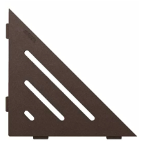 Etagère d'Angle de Douche Schlüter-Shelf-E-S1 Wave 210x210mm Bronze