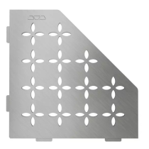 Etagère d'Angle de Douche Schlüter-Shelf-E-S2 Floral 190x195 Inox