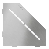 Etagère d'Angle de Douche Schlüter-Shelf-E-S2 Pure 195x195 Inox brossé