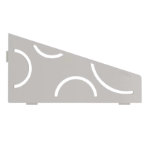 Etagère d'Angle de Douche Schlüter-Shelf-E-S3 Curve 154x295mm Grège