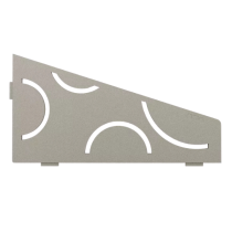 Etagère d'Angle de Douche Schlüter-Shelf-E-S3 Curve 154x295mm Pierre