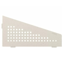 Etagère d'Angle de Douche Schlüter-Shelf-E-S3 Square 154x295mm Ivoire