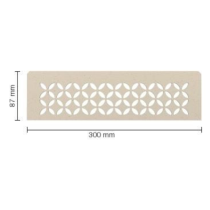 Etagère De Douche Alu Schlüter-Shelf-N-S1 Floral 300x87mm Ivoire