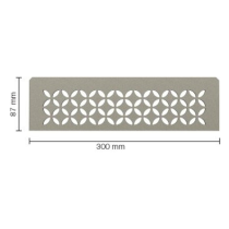 Etagère De Douche Alu Schlüter-Shelf-N-S1 Floral 300x87mm Pierre