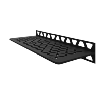 Etagère de Douche Alu Schlüter-Shelf-W-S1 Floral 300x115 Noir mat