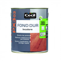 Fond Dur Préparation et Rénovation de Bois Cecil PX3 03 Incolore 2,5L