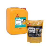 Lot SikaCem Fluidifiant 5L + SikaCem Fibres-30 300g