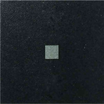 Dalle Marlux Fiorentina 40 x 40 x 3,6 cm couleur Anthracite uni avec 1 cabochon, le M2