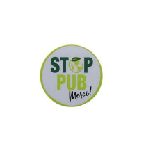 Sticker "Stop Pub" pour Boite aux Lettres 
