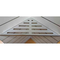 Etagère de Douche Aluminium angle 90° 170x340mm Chromé Mat