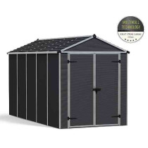Abri de Jardin Polycarbonate Canopia Rubicon 7 m² Gris