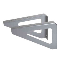 Lot de 2 Equerres pour Boite aux Lettres, Gris Argent