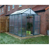 Serre de Jardin Polycarbonate Alu Canopia Glory 4,5 m² Anthracite