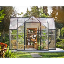 Jardin d'Hiver Polycarbonate Alu Canopia Victory Orangery 10,9 m² Gris