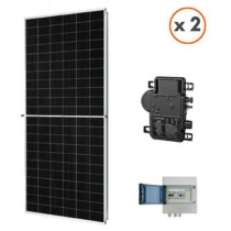 Kit Solaire 2 Panneaux Photovoltaïques avec Micro-Onduleur Enphase