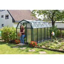 Serre de Jardin Polycarbonate PVC Canopia Eco Grow 5,5 m² Vert Grange