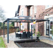 Tonnelle Aluminium Polycarbonate Canopia Martinique 5000 4,9 x 3,6 m