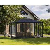 Tonnelle Fermée Aluminium Polycarbonate Canopia Ledro 4300  4,3 x 3 m