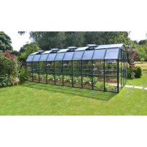 Serre de Jardin Polycarbonate PVC Canopia Grand Gardener 15,6 m² Vert