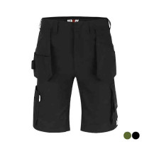 Bermuda de Travail Herock Speri Kaki Foncé/Noir