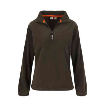 Polaire Col Zippé Femme Herock Aurora Brun