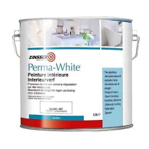 Peinture Locaux Humides Blanche Satin Perma-white Zinsser 2,5 litres