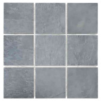Mosaïque en Ardoise Noire 3522, Plaque 30,5 x 30,5 x 1 cm