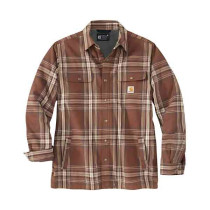 Surchemise Carhartt Flannel Sherpa Shirt Jac 105430 Burnt Sienna