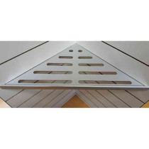 Etagère de Douche Aluminium angle 90° 170x340mm Brossé