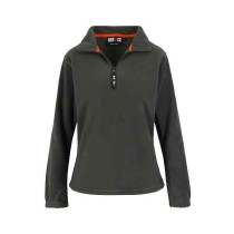 Polaire Col Zippé Femme Herock Aurora Gris